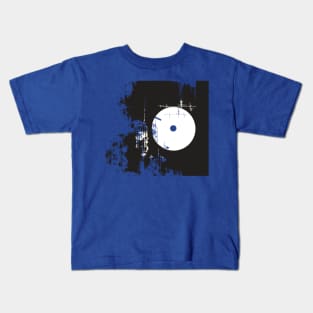 Faded Vinyl (white) Kids T-Shirt